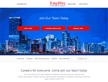 Tablet Screenshot of emphire.com